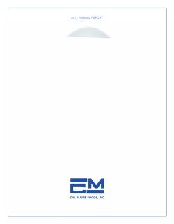 2011 annual report cal-maine foods, inc