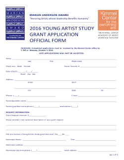 Grant Application