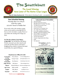 Next Scheduled Meeting