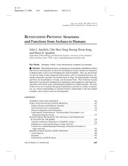 Structures and Functions from Archaea to Humans