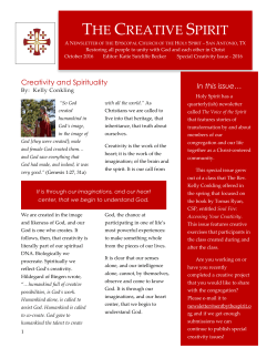 The Creative Spirit - The Episcopal Church of the Holy Spirit