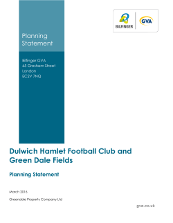 Dulwich Hamlet Football Club and Green Dale Fields