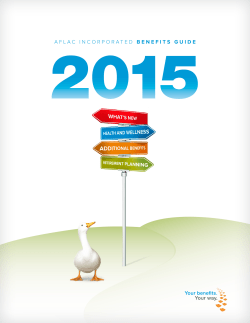 2015 Aflac Employee Benefits Guide