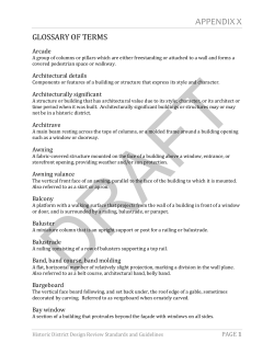Glossary