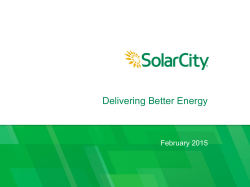 SolarCity Solar Bonds