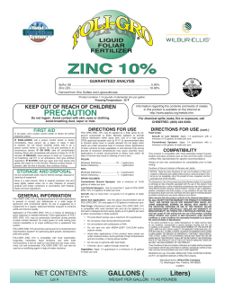 zINC 10% - Kelly Registration Systems