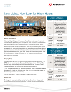 New Lights, New Look for Hilton Hotels