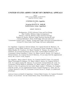 united states army court of criminal appeals