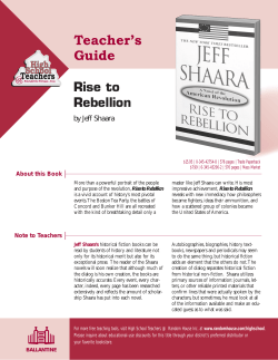 Rise to Rebellion - Penguin Random House