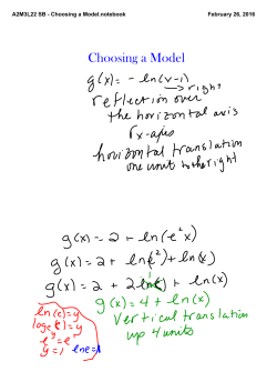 A2M3L22 SB - Choosing a Model.notebook