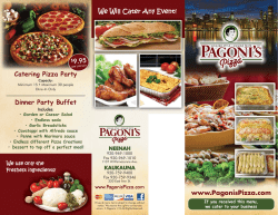 Catering Pizza Party