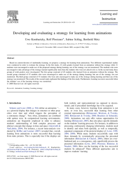 Developing and evaluating a strategy for learning from
