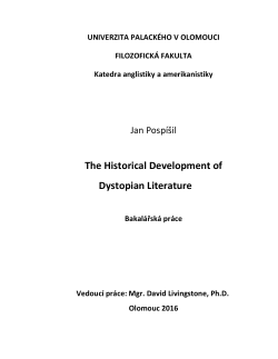 The Historical Development of Dystopian Literature