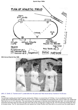 Sports Days 1960s - Hemsworth Grammar School