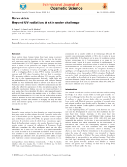 Beyond UV radiation: A skin under challenge