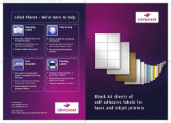 Label Planet Brochure