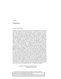 Mortality enjambment