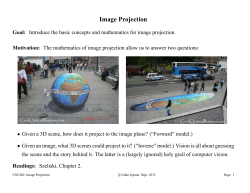 Image Projection