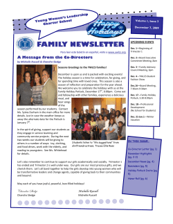 December 2009.pub - Young Women`s Leadership Charter School