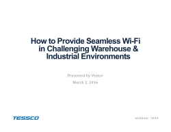 How to Provide Seamless Wi-Fi in Challenging Warehouse
