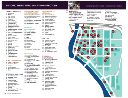 Third Ward Merchant Map - Milwaukee`s Historic Third Ward