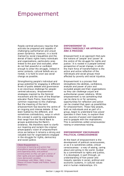 Empowerment