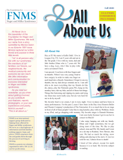 Fall - The Foundation for Nager and Miller Syndromes