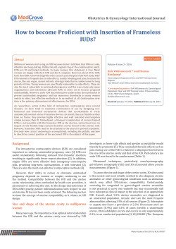 How to become Proficient with Insertion of Frameless