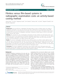 Filmless versus film-based systems in radiographic examination