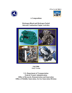 A Compendium Hydrogen-Blend and Hydrogen Fueled Internal