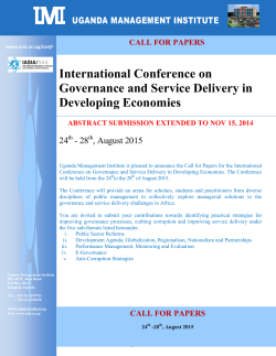 Read more on the Call for Papers - International Association of
