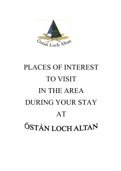 Places of Interest Brochure