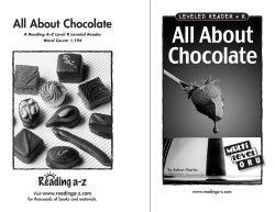 All About Chocolate All About