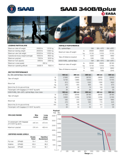 SAAB 340B/Bplus - Saab Aircraft Leasing