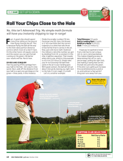Roll Your Chips Close to the Hole
