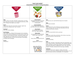 Kitchen - White Bear Lake Area Schools