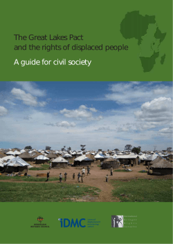 The Great Lakes Pact and the rights of displaced people A guide for