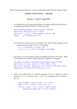 School of Chemistry, University of KwaZulu