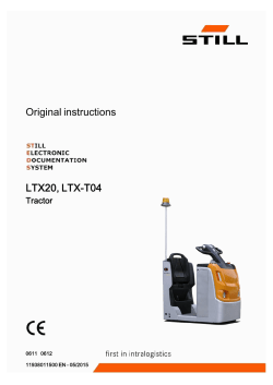 Original instructions LTX20, LTX-T04