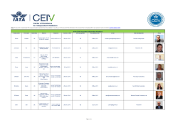 IATA CEIV- Accredited Independent Validators database