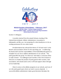 NIAAA Section 4 Newsletter