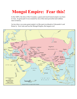 Mongol Empire: Fear this
