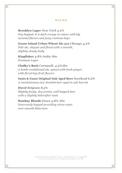 Brooklyn Lager New York 5.2% Dry hopped, it is