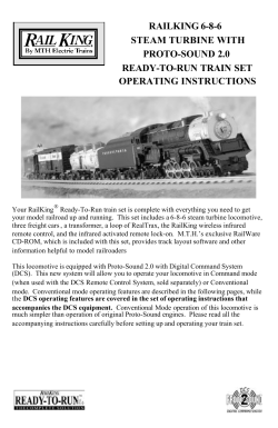 railking 6-8-6 steam turbine with proto-sound 2.0 ready-to