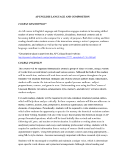 ap english language and composition