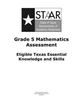 Grade 5 Mathematics Assessment