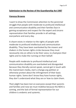 Ms Vanessa Browne - NSW Law Reform Commission