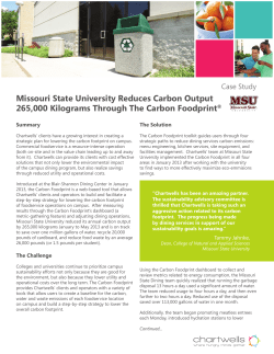 Missouri State reduces carbon output 265000 kilograms