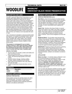 woodlife&reg; creocoat black wood preservative - Rust