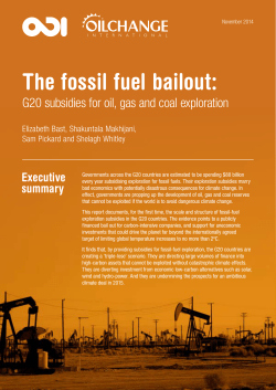 The fossil fuel bailout